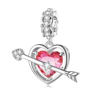 (image for) Pandora Style Piercing Heart Dangle - BSC680