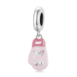 (image for) Pandora Style Pink Boxing Gloves Dangle - SCC2148