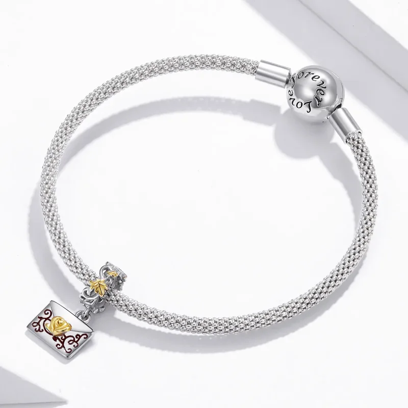 (image for) Pandora Style Prom Invitation Dangle - BSC410 - View 3