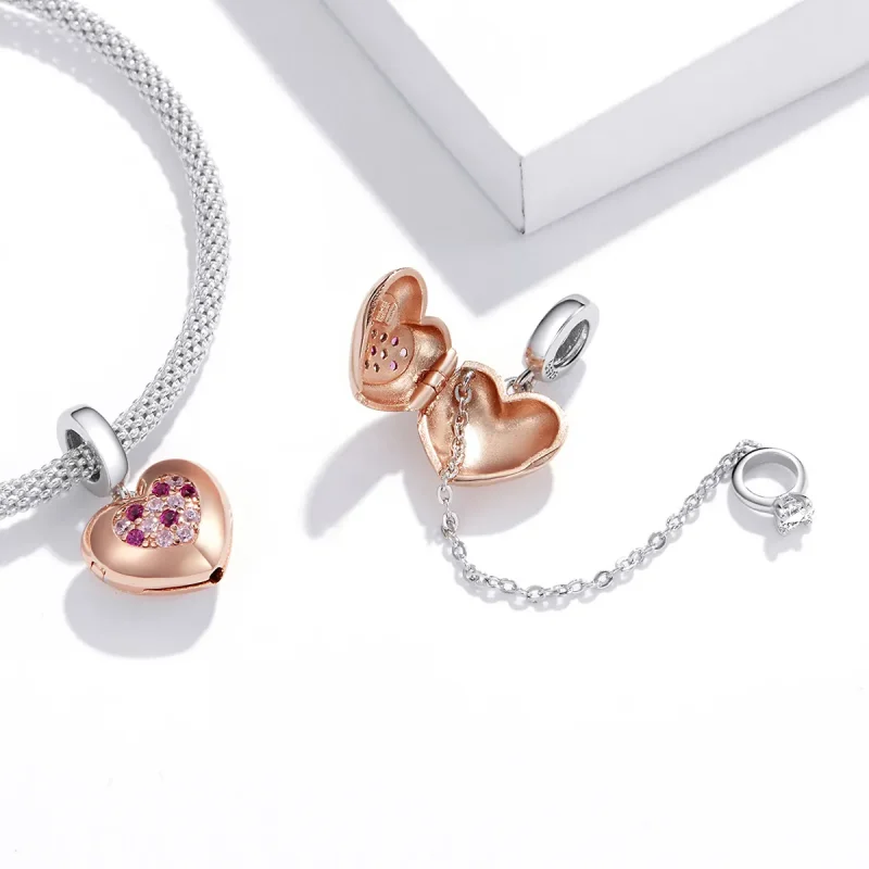 (image for) Pandora Style Promise of Love Dangle - BSC396 - View 4