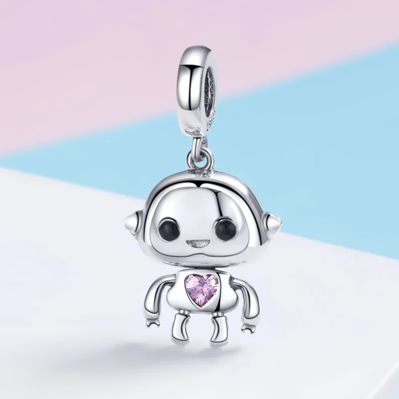 (image for) Pandora Style Robot Dangle - SCC924 - View 2