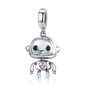 (image for) Pandora Style Robot Dangle - SCC924