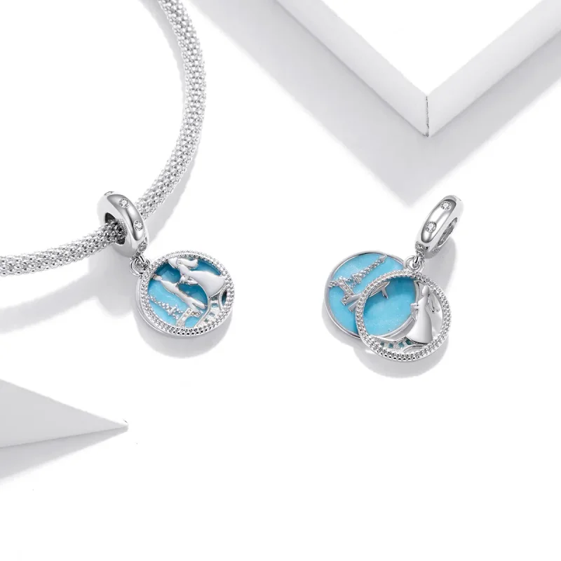 (image for) Pandora Style Romantic Encounter Dangle - BSC312 - View 3