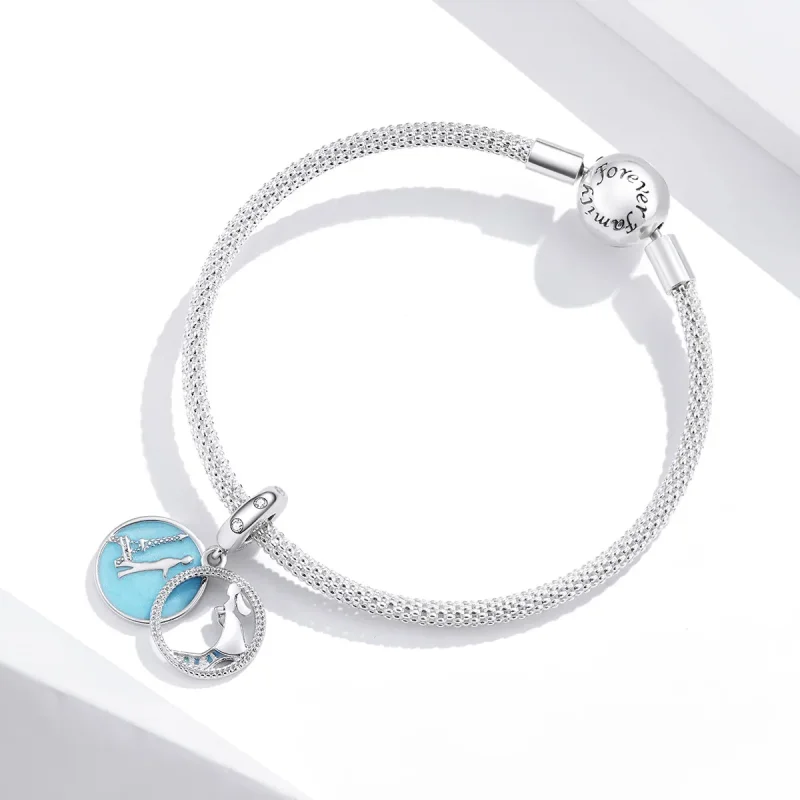 (image for) Pandora Style Romantic Encounter Dangle - BSC312 - View 4