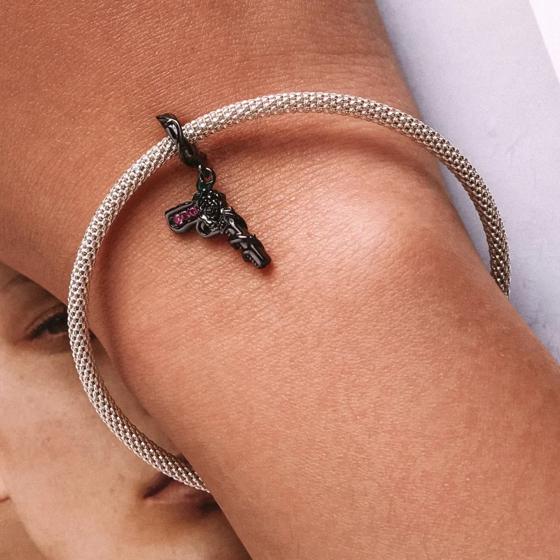 (image for) Pandora Style Rose Pistol Dangle - SCC2241 - View 6
