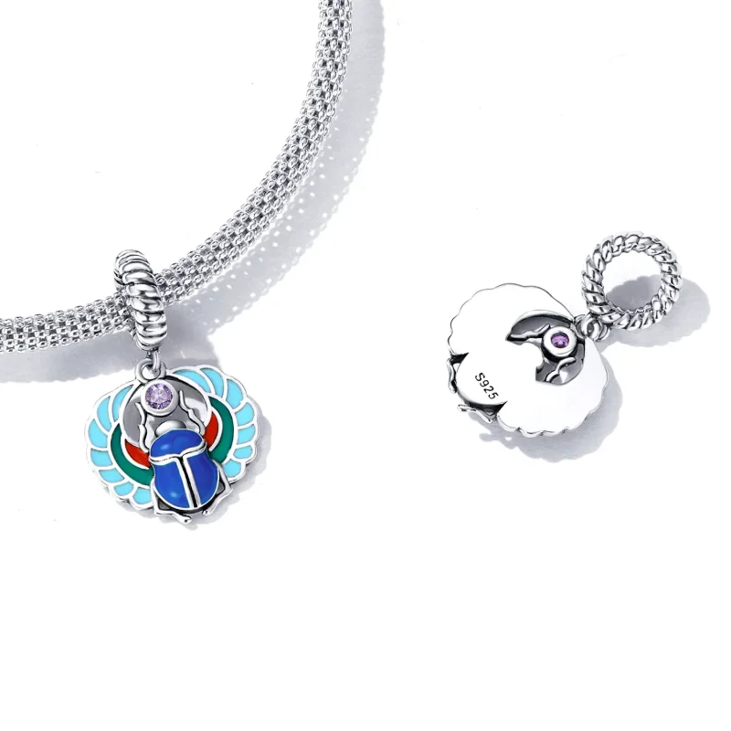 (image for) Pandora Style Scarab Dangle - SCC2255 - View 4