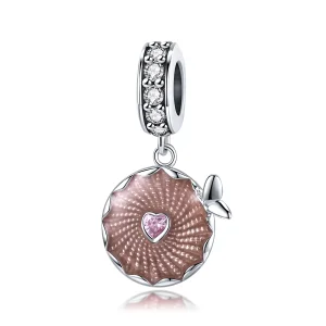(image for) Pandora Style Shiny Flowers Dangle - BSC290