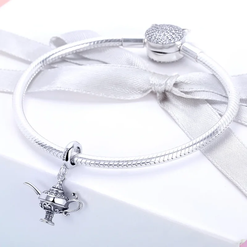 (image for) Pandora Style Silver Aladdin'S Lamp Dangle - SCC703 - View 2