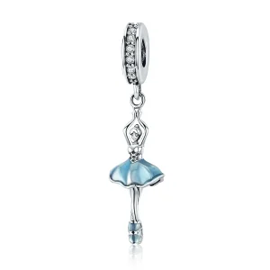 (image for) Pandora Style Silver Ballerina Dangle - SCC514