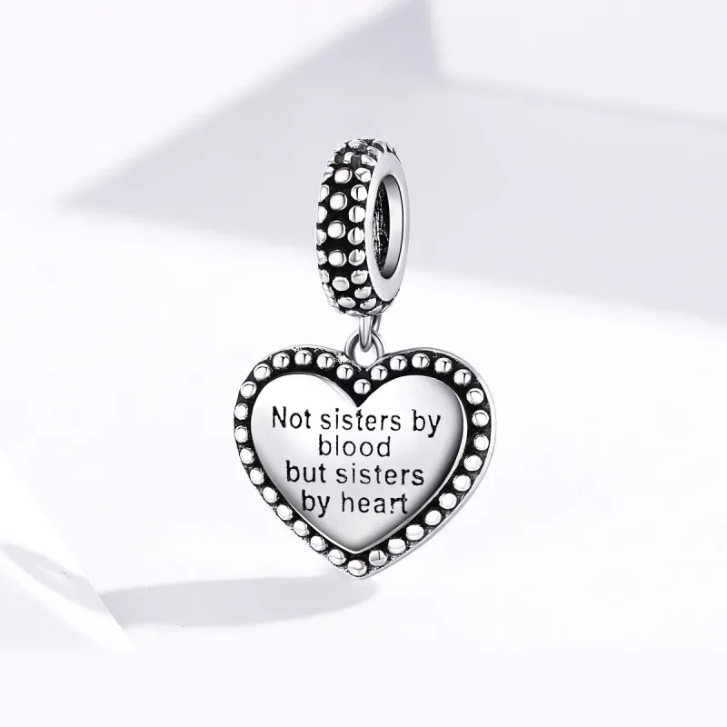 (image for) Pandora Style Silver Bestie Dangle - SCC1396 - View 2