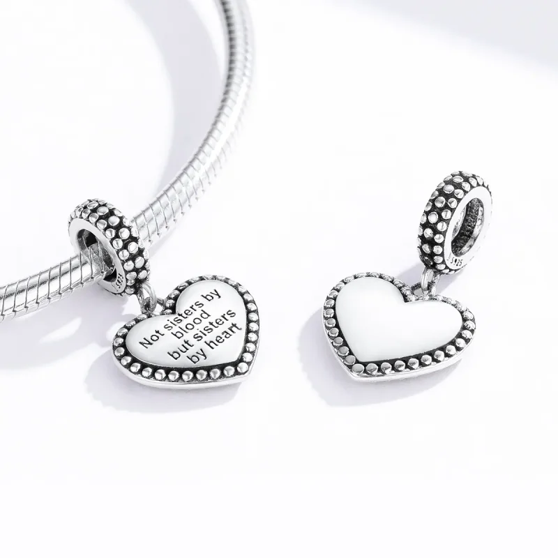 (image for) Pandora Style Silver Bestie Dangle - SCC1396 - View 4