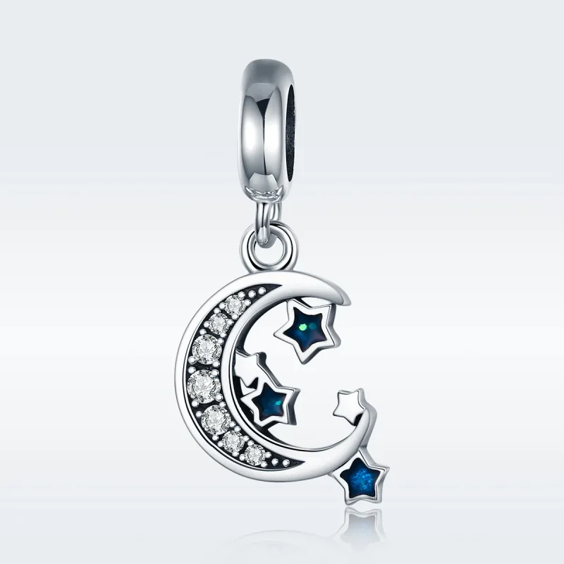 (image for) Pandora Style Silver Bright Stars Dangle - SCC639 - View 2
