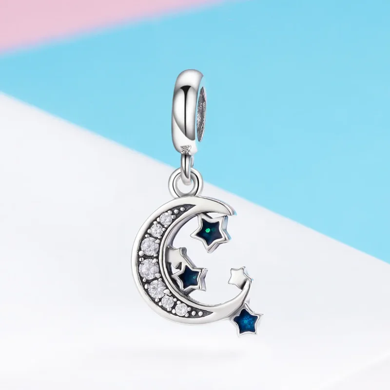 (image for) Pandora Style Silver Bright Stars Dangle - SCC639 - View 5