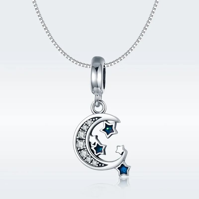 (image for) Pandora Style Silver Bright Stars Dangle - SCC639 - View 8