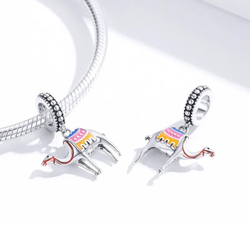 (image for) Pandora Style Silver Camel Dangle - SCC1376 - View 2