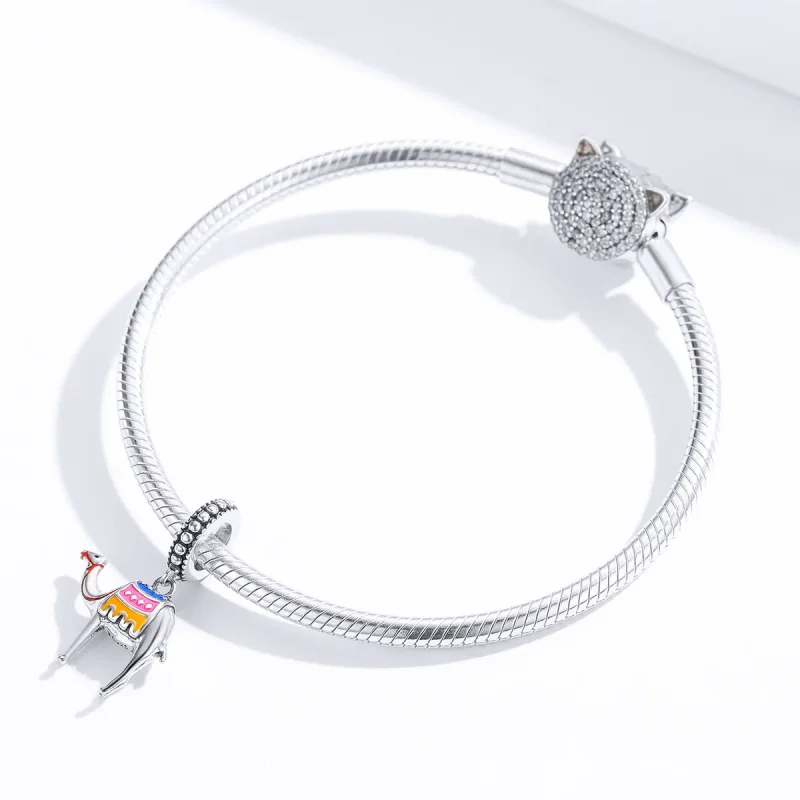 (image for) Pandora Style Silver Camel Dangle - SCC1376 - View 4