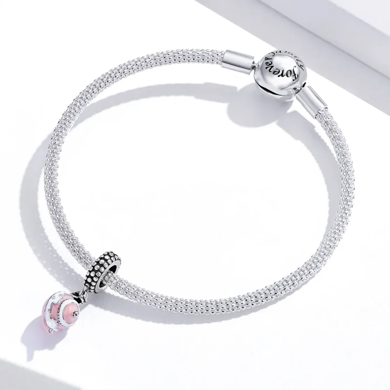 (image for) Pandora Style Silver Classic Teapot Dangle - SCC1492 - View 3