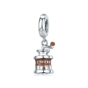 (image for) Pandora Style Silver Coffee Grinder Dangle - BSC170