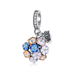 (image for) Pandora Style Silver Colorful Garden Dangle - SCC1702
