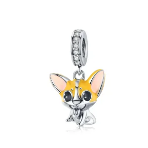 (image for) Pandora Style Silver Corgi Dangle - BSC078