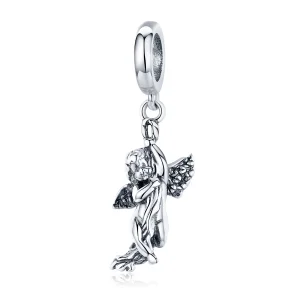 (image for) Pandora Style Silver Cupid Dangle - SCC1405