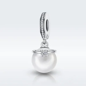 (image for) Pandora Style Silver Elegant Pearls Dangle - SCC137