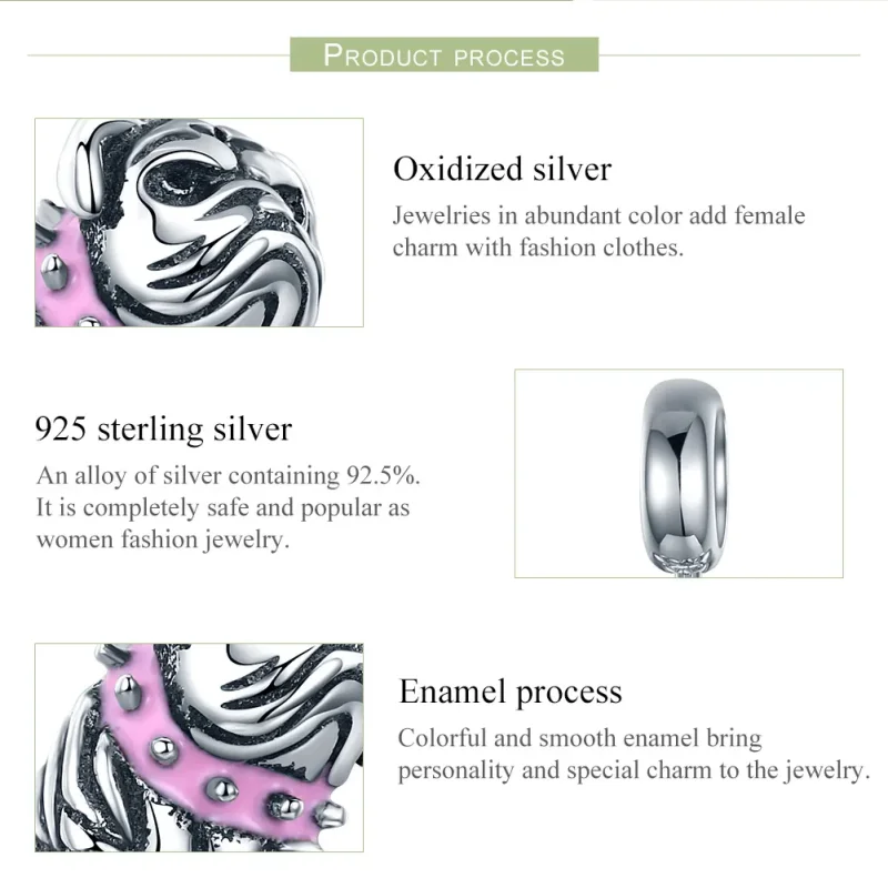 (image for) Pandora Style Silver English Bulldogs Dangle - SCC552 - View 6
