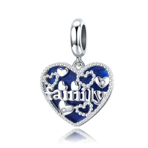 (image for) Pandora Style Silver Family Letters Dangle - BSC293