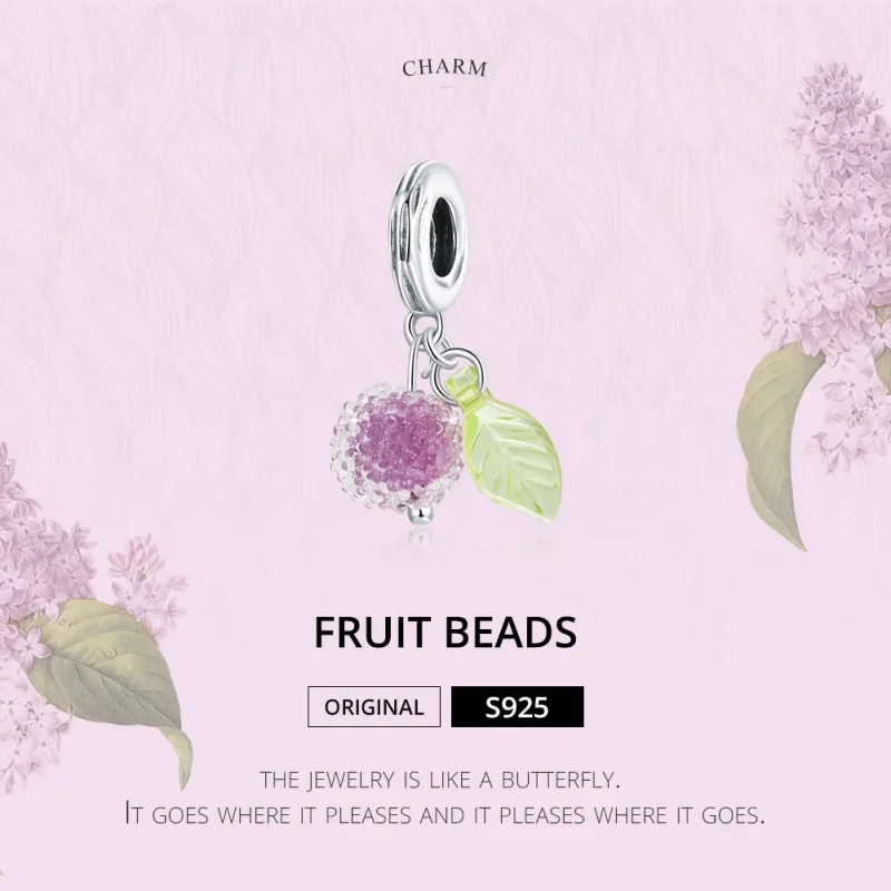 (image for) Pandora Style Silver Fruit Dangle - SCC1802 - View 6