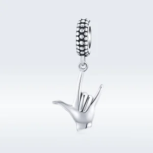 (image for) Pandora Style Silver Gesture Dangle - SCC1438