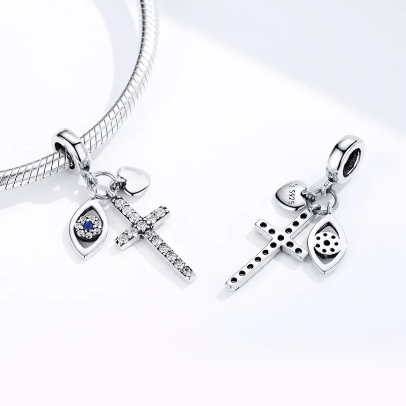 (image for) Pandora Style Silver Guardian Dangle - SCC1327 - View 4