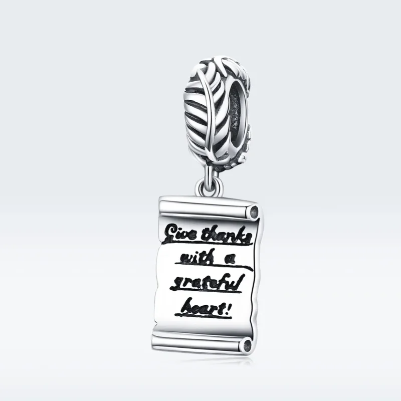 (image for) Pandora Style Silver Handwritten Letter Dangle - SCC1605 - View 5