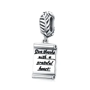 (image for) Pandora Style Silver Handwritten Letter Dangle - SCC1605