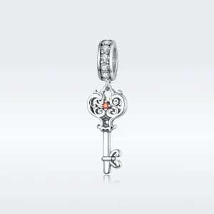 Pandora Style Silver Heartslock Dangle - BSC092 (image for) Pandora Style Silver Heartslock Dangle - BSC092