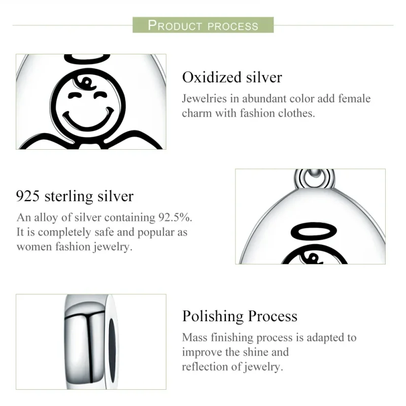 (image for) Pandora Style Silver Infant Loss Miscarriage Dangle - SCC328 - View 8