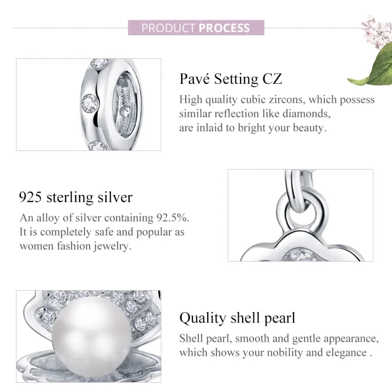 (image for) Pandora Style Silver Legend of The Sea Dangle - BSC242 - View 8