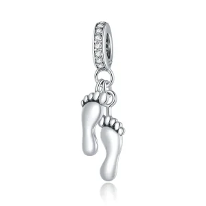 (image for) Pandora Style Silver Little Feet Dangle - SCC1692