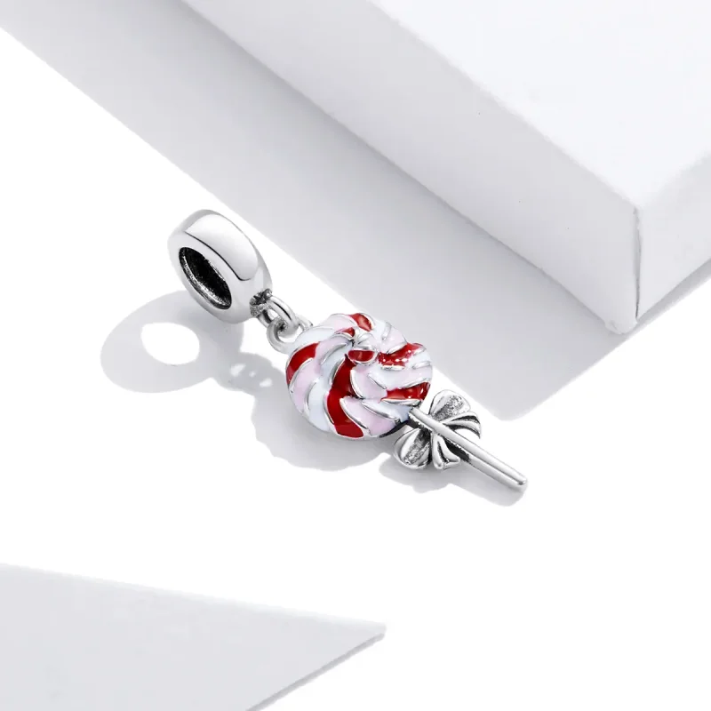 (image for) Pandora Style Silver Lollipop Dangle - SCC1491 - View 3