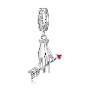 (image for) Pandora Style Silver Love Arrow Dangle - SCC1375