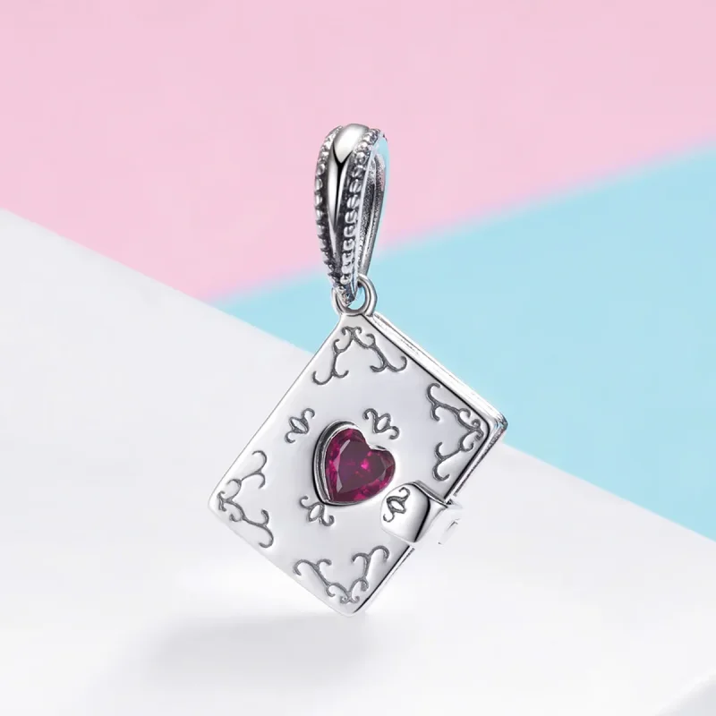 (image for) Pandora Style Silver Love Letter Dangle - SCC980 - View 2