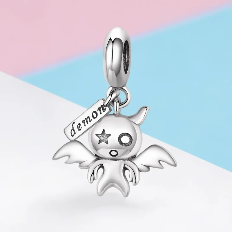 (image for) Pandora Style Silver Lovely Little Devil Dangle - SCC975 - View 2