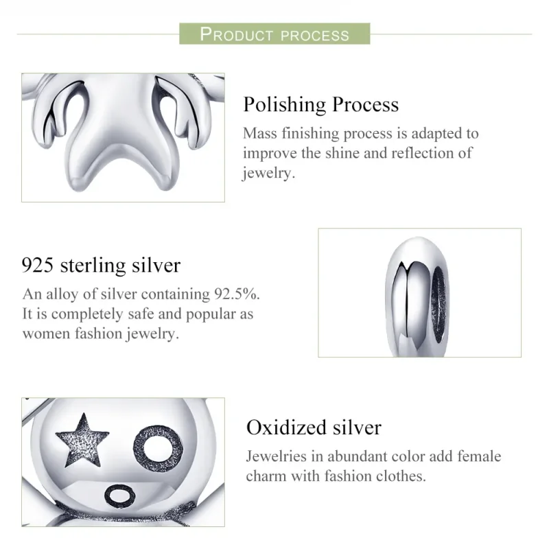 (image for) Pandora Style Silver Lovely Little Devil Dangle - SCC975 - View 7