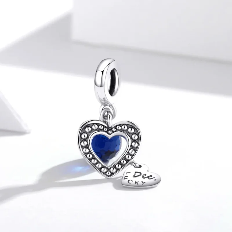(image for) Pandora Style Silver Lucky December Dangle - SCC1721 - View 2