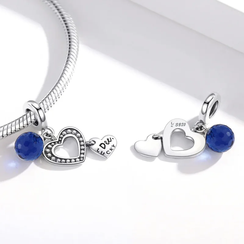 (image for) Pandora Style Silver Lucky December Dangle - SCC1721 - View 4