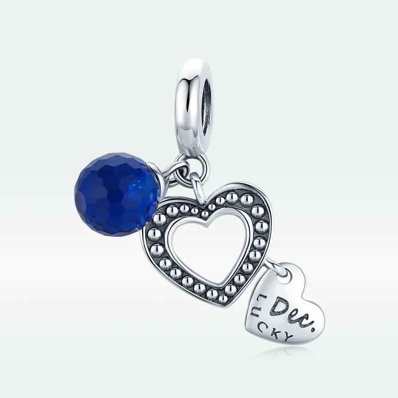 (image for) Pandora Style Silver Lucky December Dangle - SCC1721 - View 5