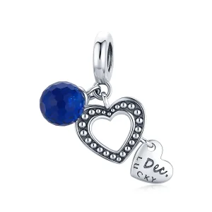 (image for) Pandora Style Silver Lucky December Dangle - SCC1721