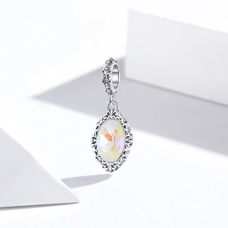 (image for) Pandora Style Silver Magic Mirror Dangle - SCC1815 - View 2