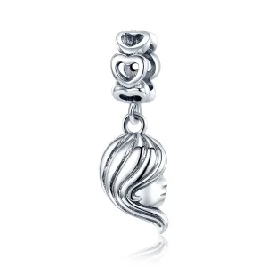 (image for) Pandora Style Silver Mother And Daughter Dangle - BSC275