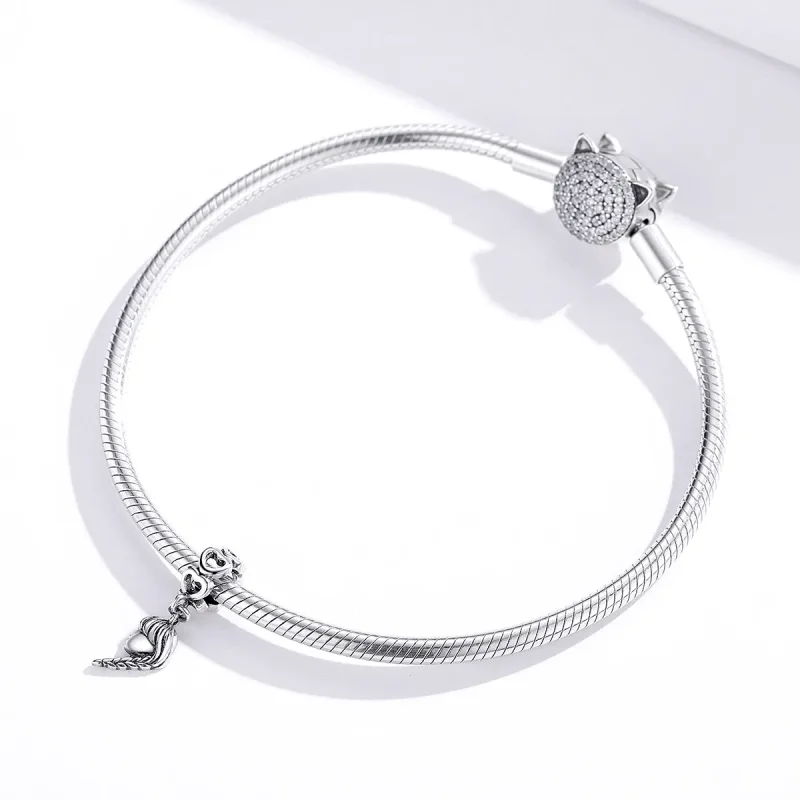 (image for) Pandora Style Silver Mother And Daughter Dangle - BSC276 - View 3