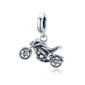 Pandora Style Silver Motorcycle Dangle - SCC1712 (image for) Pandora Style Silver Motorcycle Dangle - SCC1712